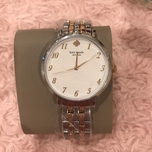 NWT KATE SPADE two tone Gold/silver watch